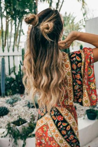 Boho hairstyle για ένα ανέμελο, καλοκαιρινό look Boho hairstyle για ένα ανέμελο, καλοκαιρινό look