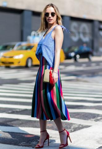 Το φόρεμα της Kendall Jenner θα σε κάνει να κολλήσεις με τις πολύχρωμες ρίγες Το φόρεμα της Kendall Jenner θα σε κάνει να κολλήσεις με τις πολύχρωμες ρίγες