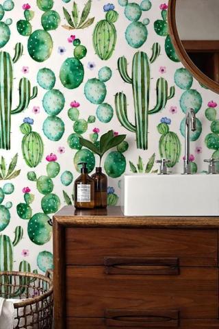 Εντυπωσιακές ταπετσαρίες για μία εξωτική ατμόσφαιρα στο μπάνιο Εντυπωσιακές ταπετσαρίες για μία εξωτική ατμόσφαιρα στο μπάνιο