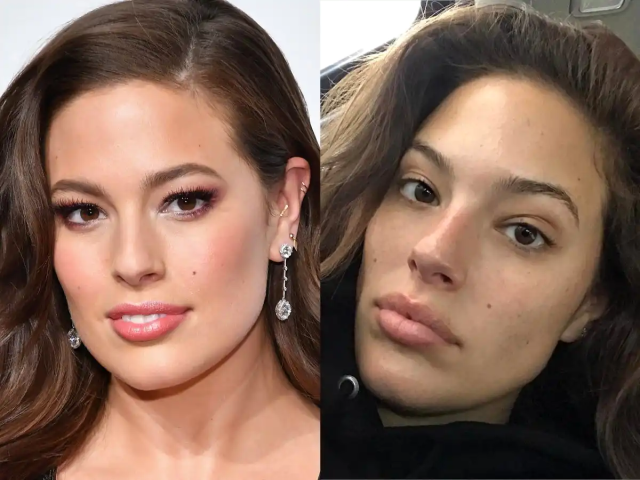 Η plus size Ashley Graham σε 10 + 1 λήψεις χωρίς μακιγιάζ Η plus size Ashley Graham σε 10 + 1 λήψεις χωρίς μακιγιάζ