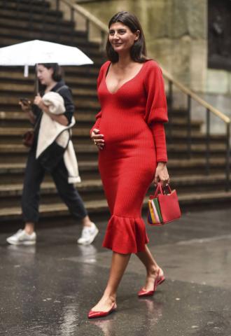 Styling tips από το pregnant style της Giovanna Battaglia Styling tips από το pregnant style της Giovanna Battaglia