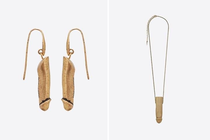 Yves Saint Laurent: Κυκλοφόρησε σκουλαρίκια και ασορτί κολιέ σε σχήμα φαλλού Yves Saint Laurent: Κυκλοφόρησε σκουλαρίκια και ασορτί κολιέ σε σχήμα φαλλού